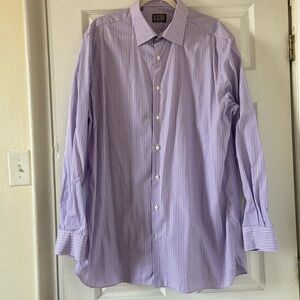 IKE By Ike Behar Mens Dress Shirt Size 17 1/2